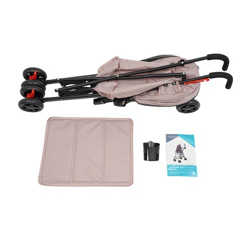 Foldable Small & Medium-sized Dogs Cats Pet Stroller Trolley Pet Travel Stroller