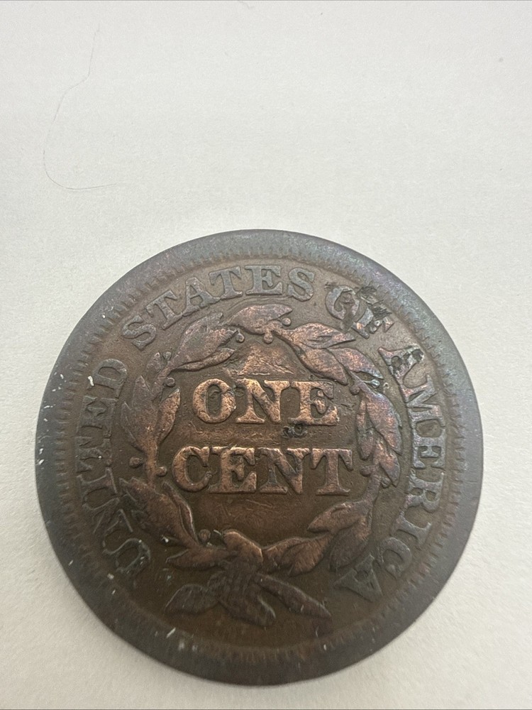 1848 Braided Hair Large Cent #w031