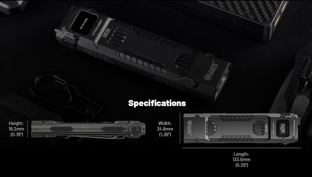 Nitecore EDC29 USB-C Charging 6500 Lumens LED Torch Flashlight