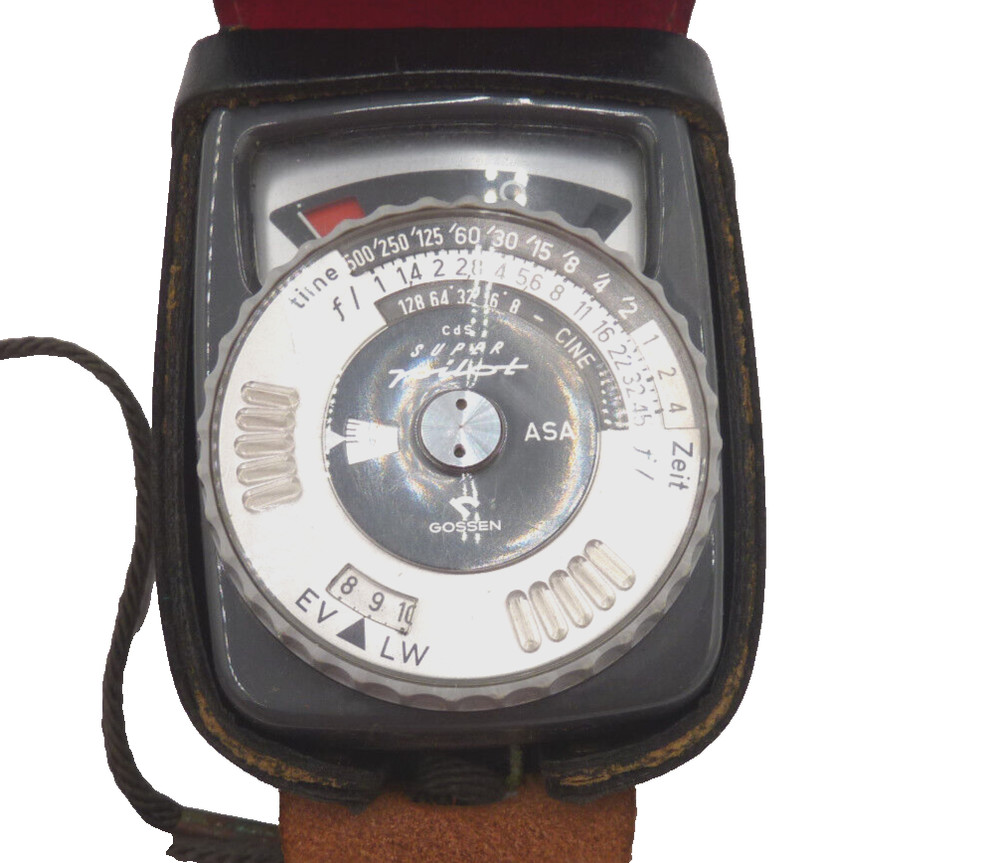 Vintage Gossen Super Pilot CDS Light Meter Untested