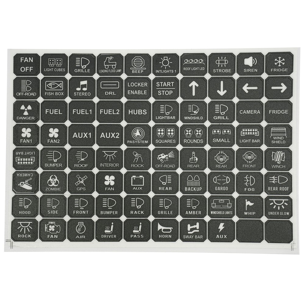 6 Gang Switch Panel for Yacht/RV Switch Panel 6 Gang Switch Panel DC12V～24V