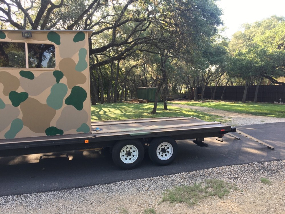 Deer Blind-all-in-one trailer