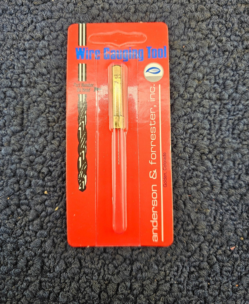 ANDERSON & FORRESTER #78 WIRE GAUGING TOOL WTH HANDLE