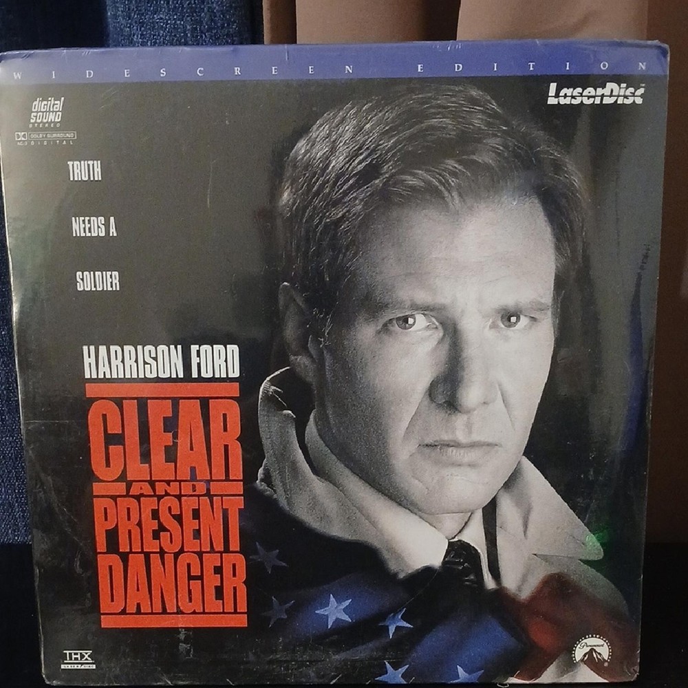 "Make Offer" Sealed Clear and Present Danger LaserDisc