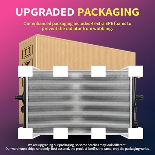 Engine Coolant Radiator Assembly Compatible with Dodge Ram 1500, Ram RAD:13129