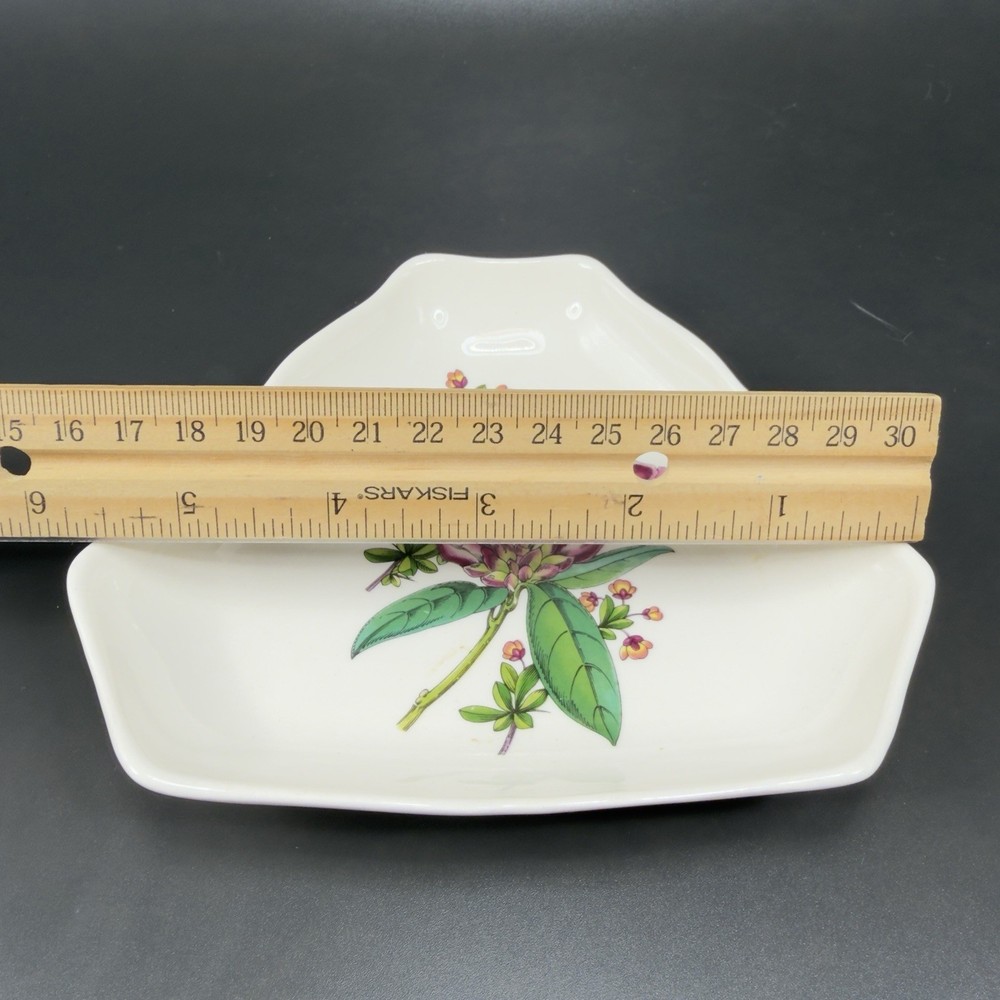 Spode Copeland Wayside Fine Porcelain Triangular Shape Dish Bowl Trinket Dish