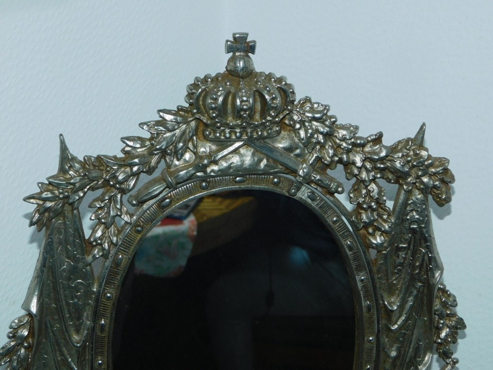 Psyche Mirror Decor Cast Patriotic! Vintage!