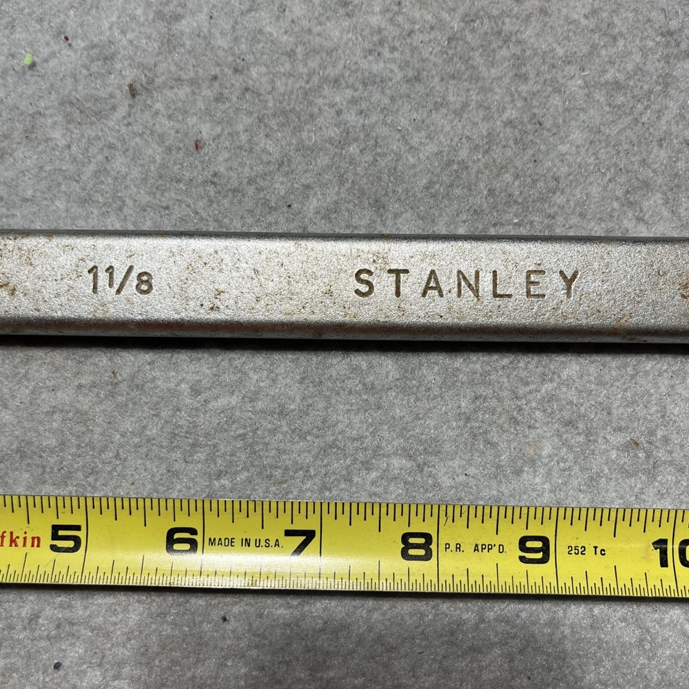Stanley Tools USA 12 Point SAE Size 1-1/8" Combination Wrench Model 86-845