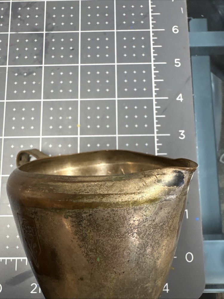 WMA Rogers Silverplate Flower Creamer Pitcher