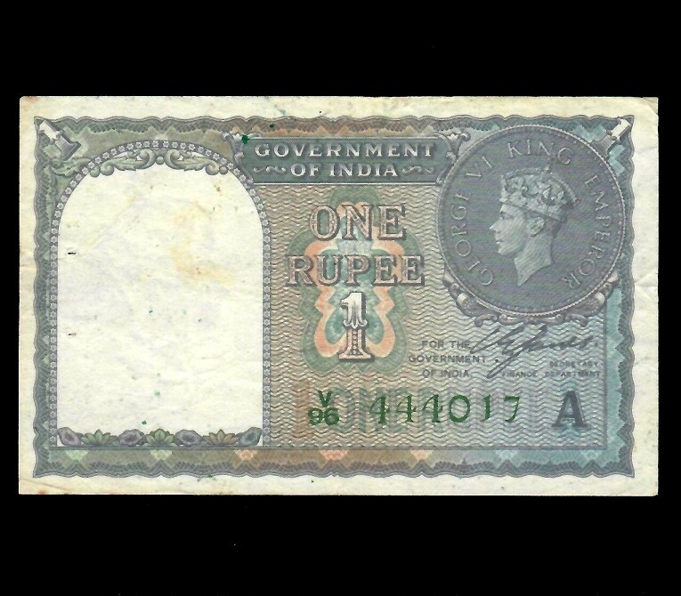 India 1 Rupees 1940 P-25 VF