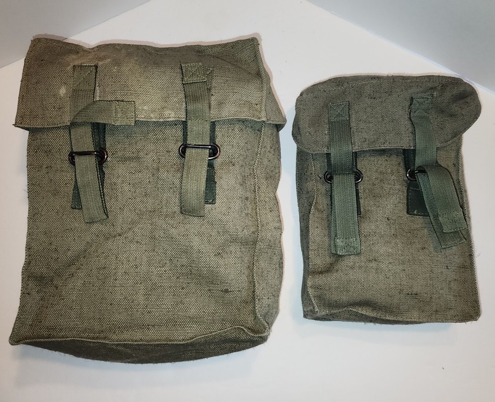 BULGARIAN WEB SET GEAR COLD WAR BRITISH 58 PATTERN TYPE WEBBING WITH ADDL POUCH