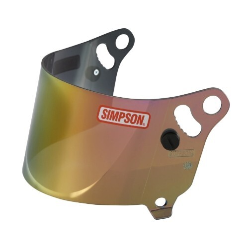Simpson Racing Helmet Replacement Shield Iridium - Viper VPR03