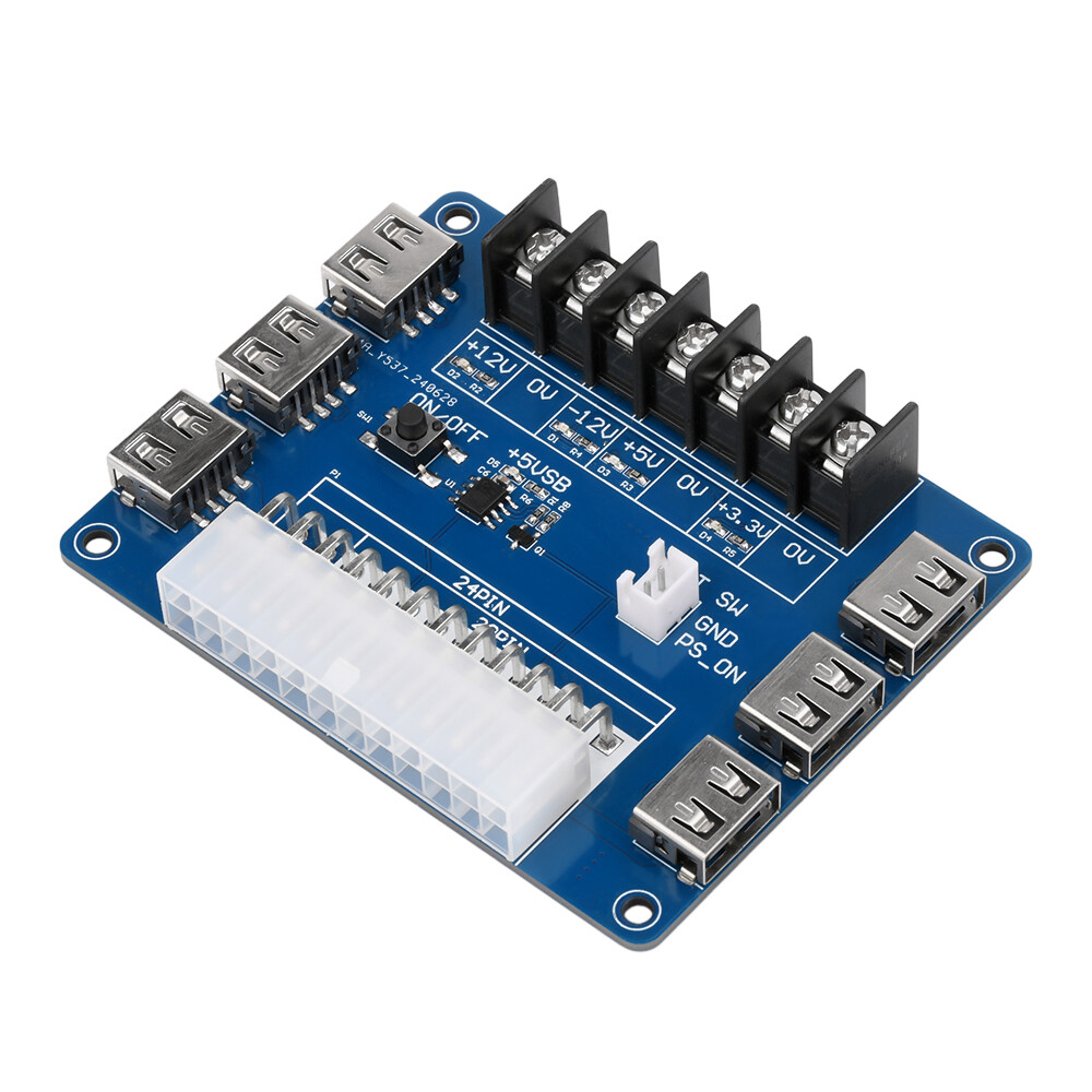 ATX Power Adapter Board USB Charging Desktop PowerSupply Breakout Adapter Module