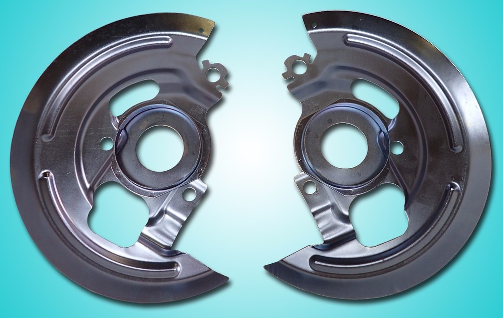 front disc brake backing plates dust shields Chevrolet Gm A body Chevelle Camaro