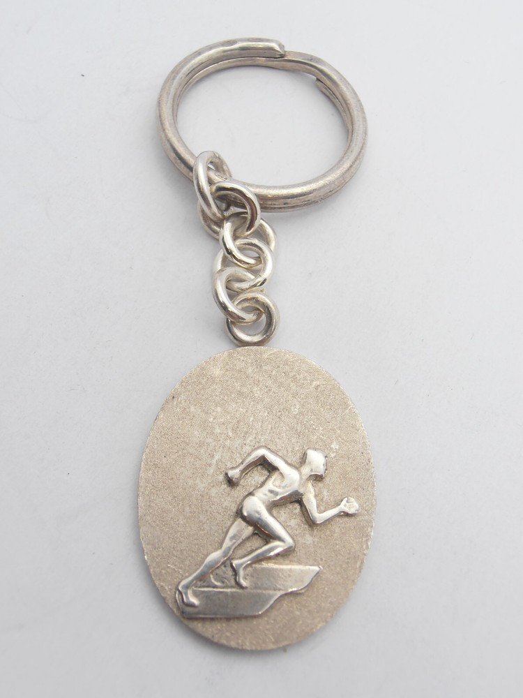 Runner: 925 Silver Keychain - Runner - Running - Athletics - Athlete