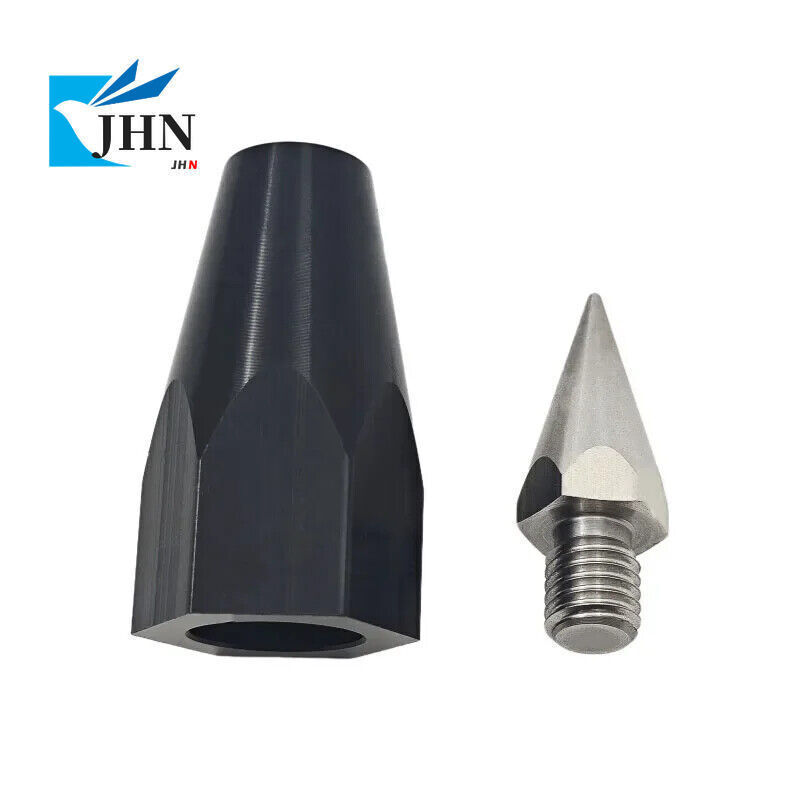 5PCS NEW Prism Pole Point with Replaceable Tip 5/8 Internal thread