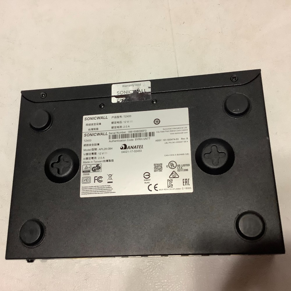 SonicWall TZ400 Network Security/Firewall NO ADAPTOR