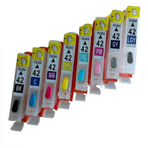 8 Empty Refillable Ink Cartridges CLI-42 CLI42 for Canon Pixma Pro100 Pro-100