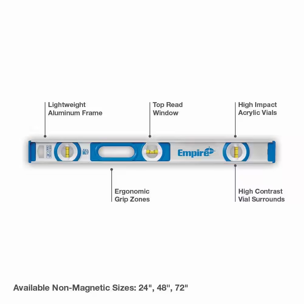 24 In. Aluminum I-Beam Level