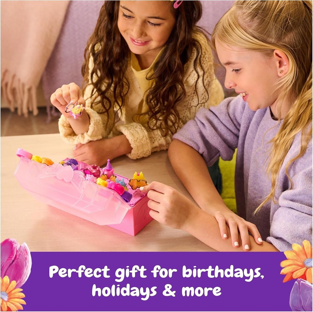 Interactive Bloomables Set with 6 Figures, Terrarium & Transforming Dance Floor