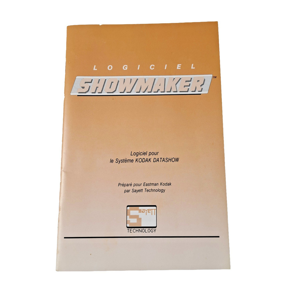 Kodak Datashow Manuals Vintage 1987 Projection System