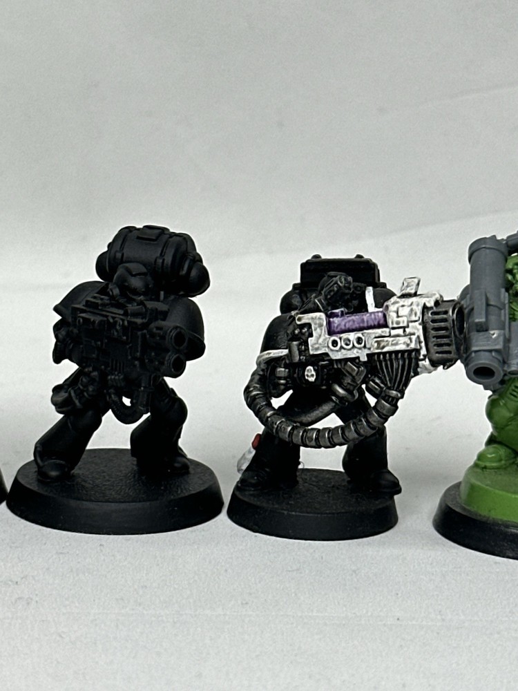 Warhammer 40k Space Marine Devastator Squad Lascannon & Malta Games Workshop