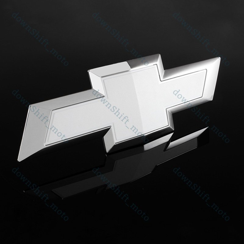 For 2014-2015 GM Chevy Chevrolet Silverado Front & Tailgate White Bow tie Emblem