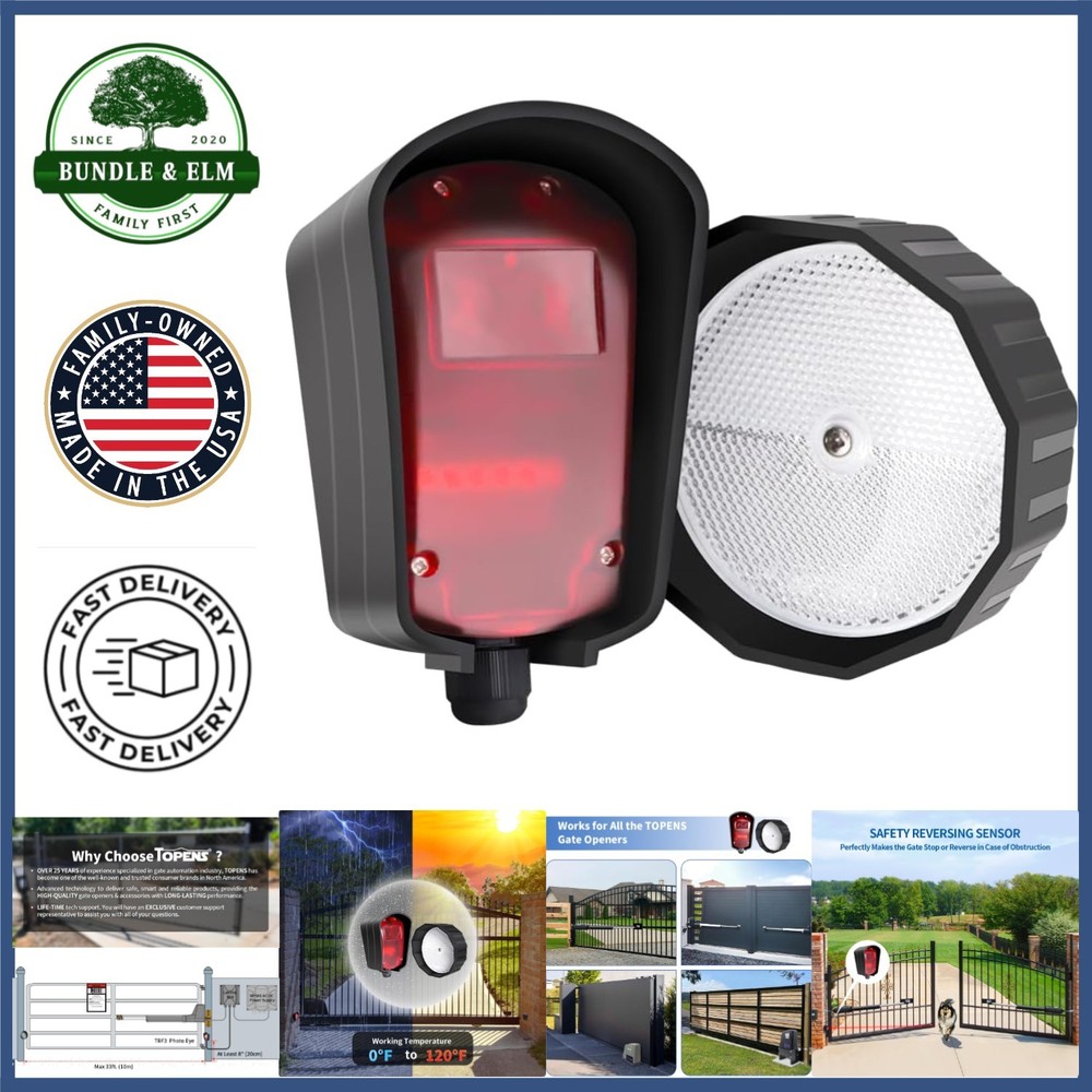 Reliable Safety Reflection Sensor for Automatic Gates and Security Alarm Systems