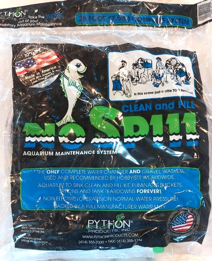 Python Products No Spill Clean and Fill Aquarium Maintenance System (25' Feet)