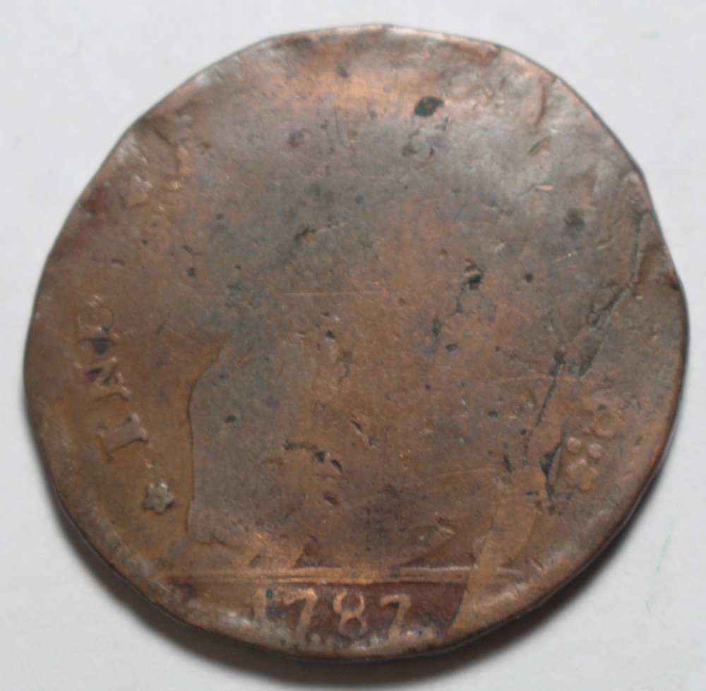 1787 Worn Connecticut Colonial FG18
