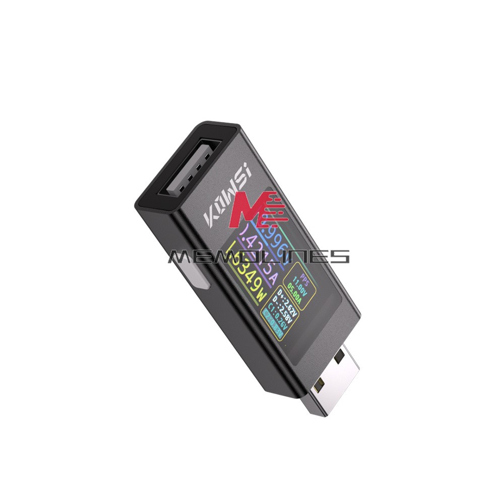 1.06" IPS Multi-function USB Tester Voltage Ammeter Power Meter DC 4-30V 0-8A