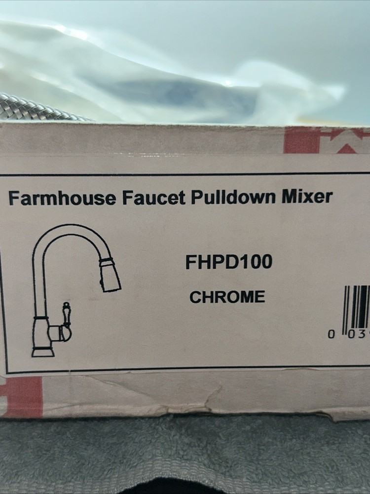Franke Farmhouse Faucet Pulldown Mixer FHPD100 Chrome Brushed