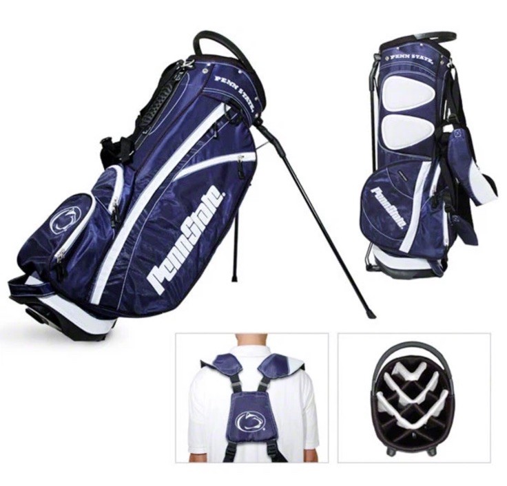 NEW Penn State University Team Golf Fairway Divider Golf Stand Bag