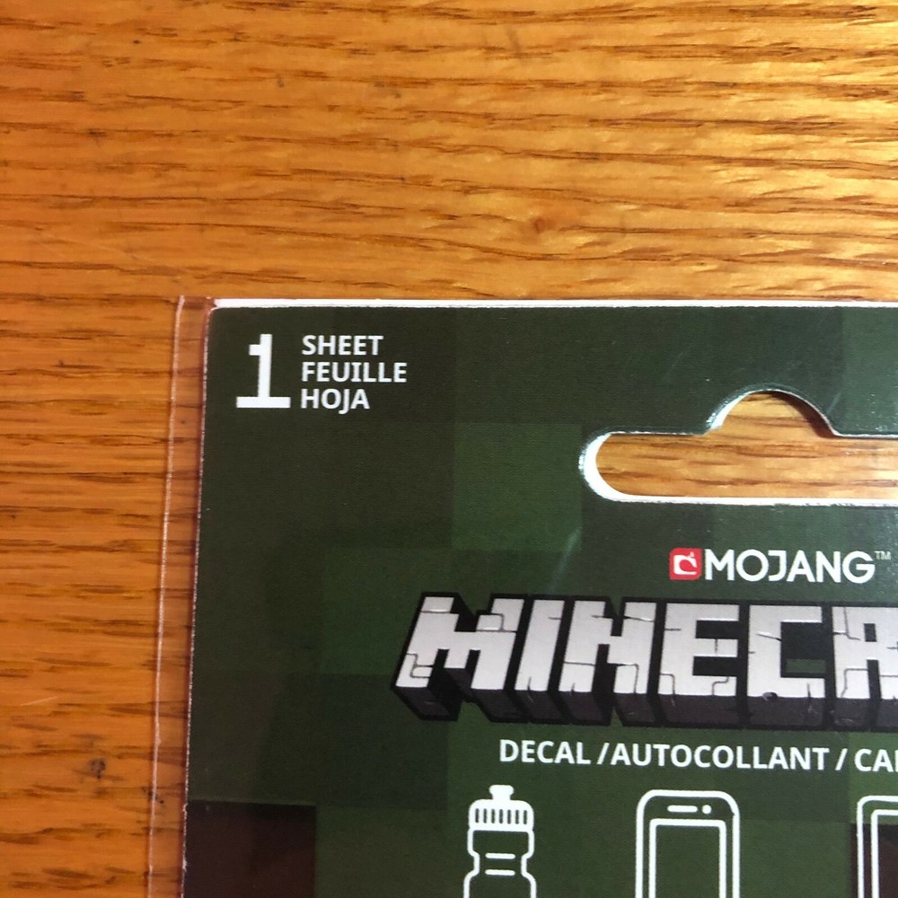 Decal Sticker Minecraft 1 Sheet