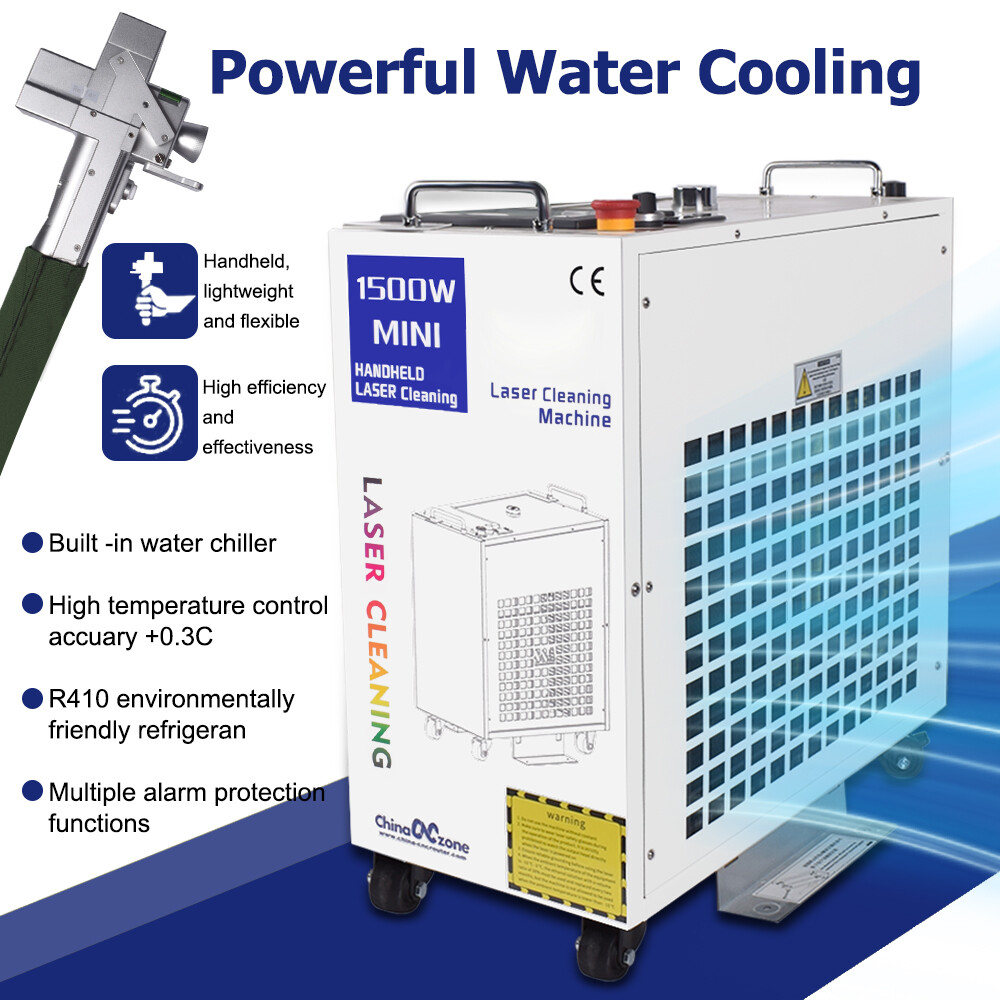 BWT 2000W Laser Rust Removal Machine Handheld Laser Cleaning Double Pendulum