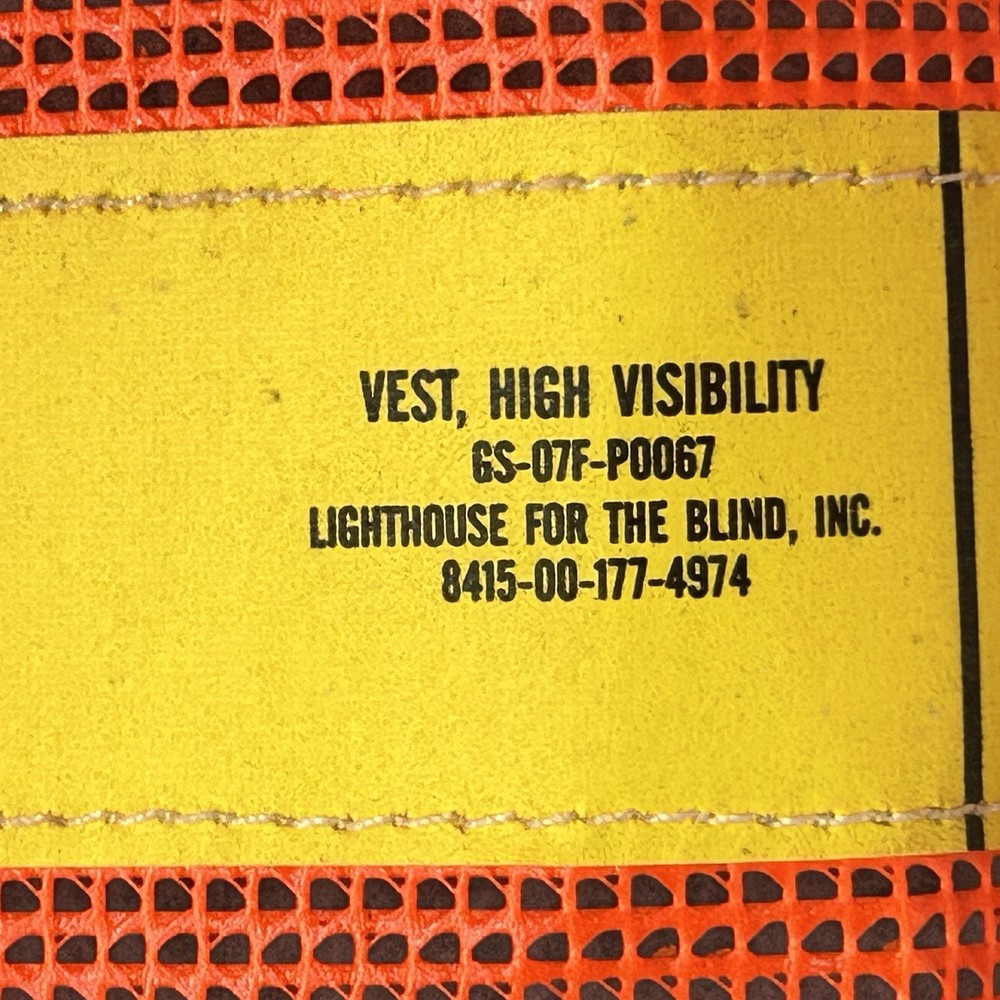 High Visibility Reflective Road Work Construction Mesh Safety Vest Hook & Loop