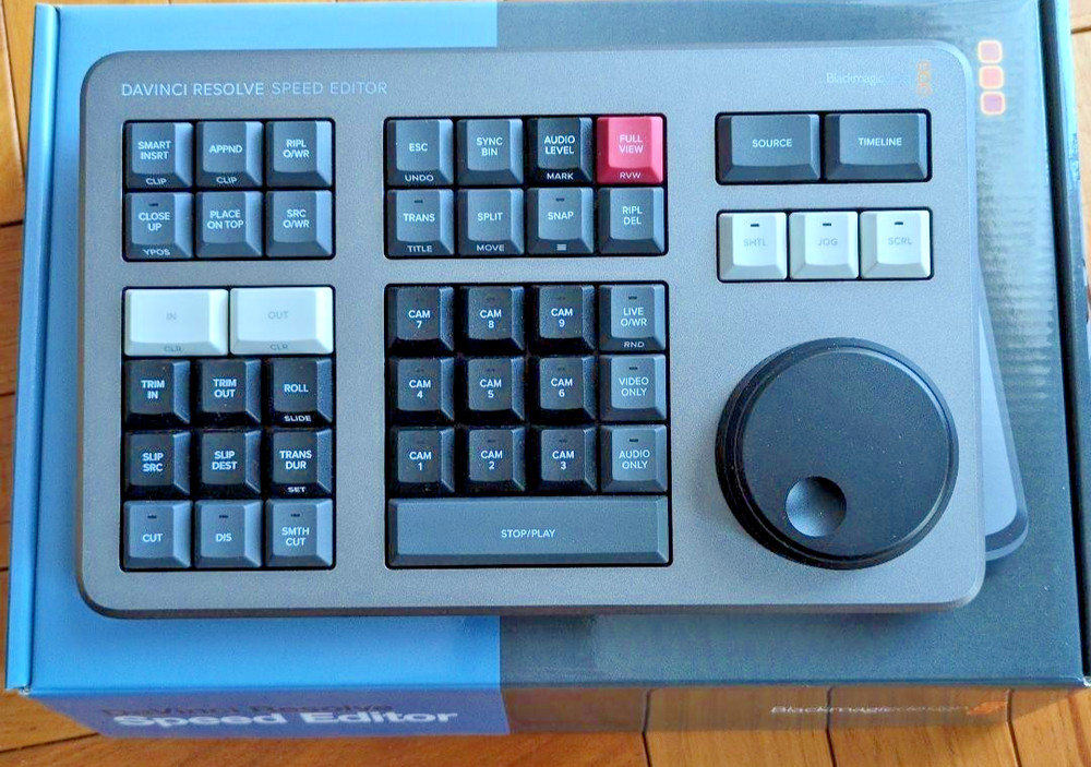 Blackmagic Design DaVinci Resolve Speed Editor Editing Keyboard Control Panel Jp