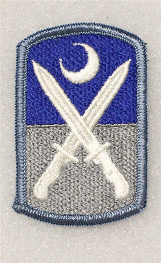 Army Patch 4784 - 218th Infantry Brigade - merrowed edge