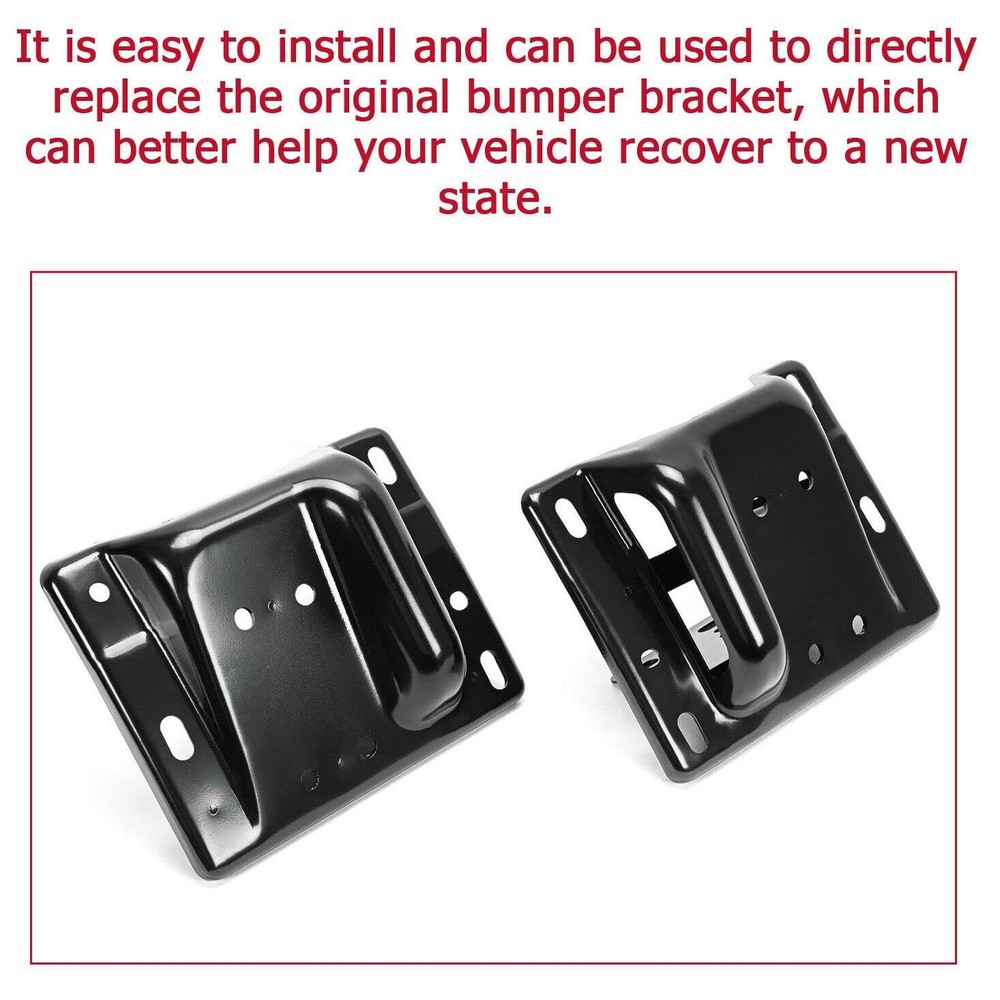 Front Bumper Bracket Set Steel 55077315AI