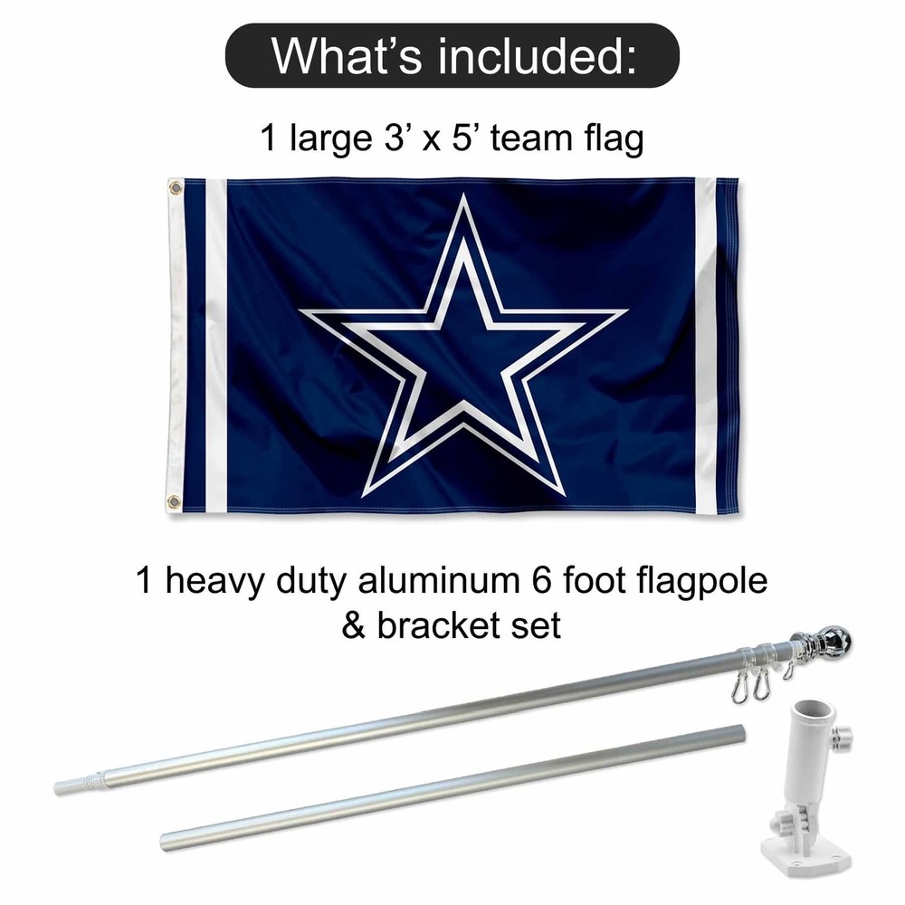 Dallas Flag Pole and Bracket Kit