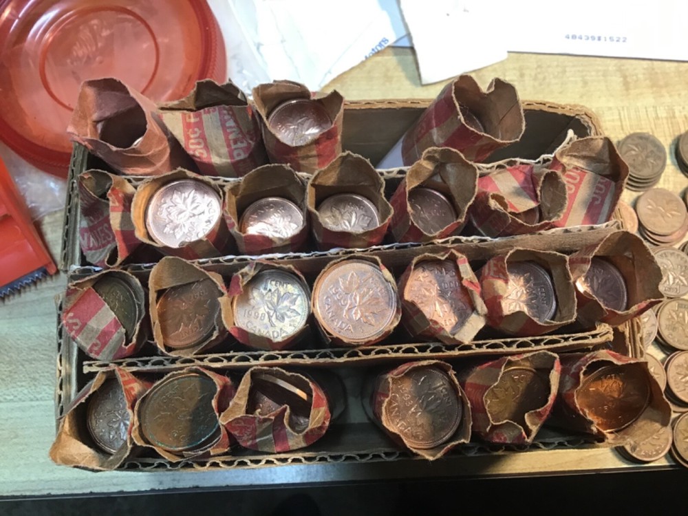 1937-2012 Canada Cents/Pennies, 76 different, With 1947 Maple Leaf, Missing 1988