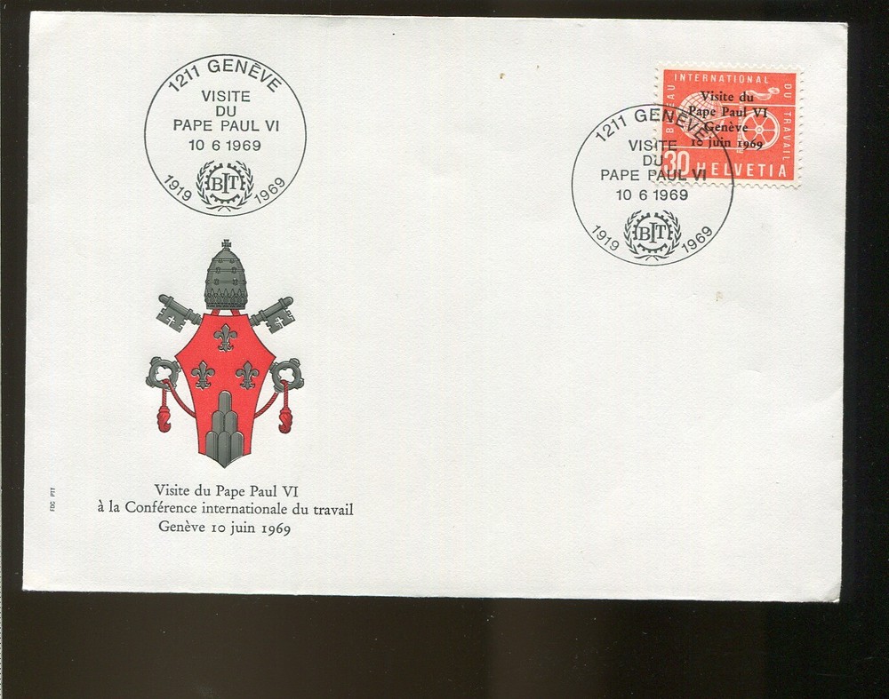 Switzerland Event, Pope Paul Visit, 1969       u4745
