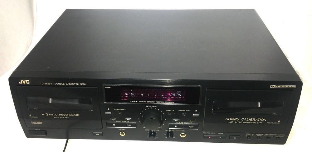 JVC TD-W354 DUAL CASSETTE SERVICED