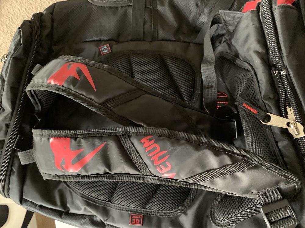 Venum Challenger Xtrem Backpack Red – Gym Training Bag Durable UFC