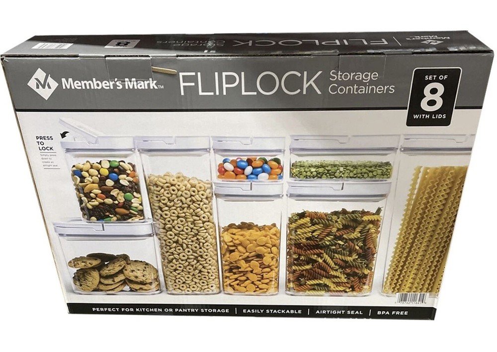 Member's Mark Fliplock 16 pc. Storage Container Set - "New"