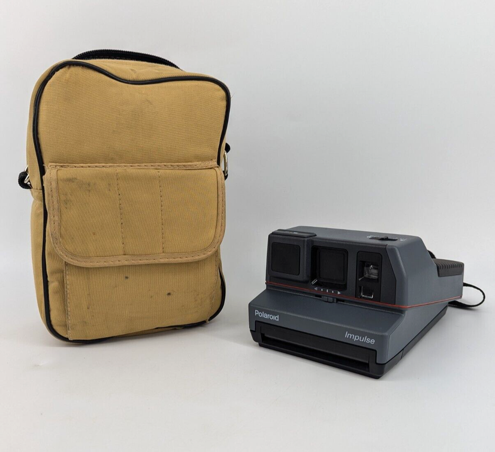 Vintage Polaroid Impulse Camera W/ Strap and Case