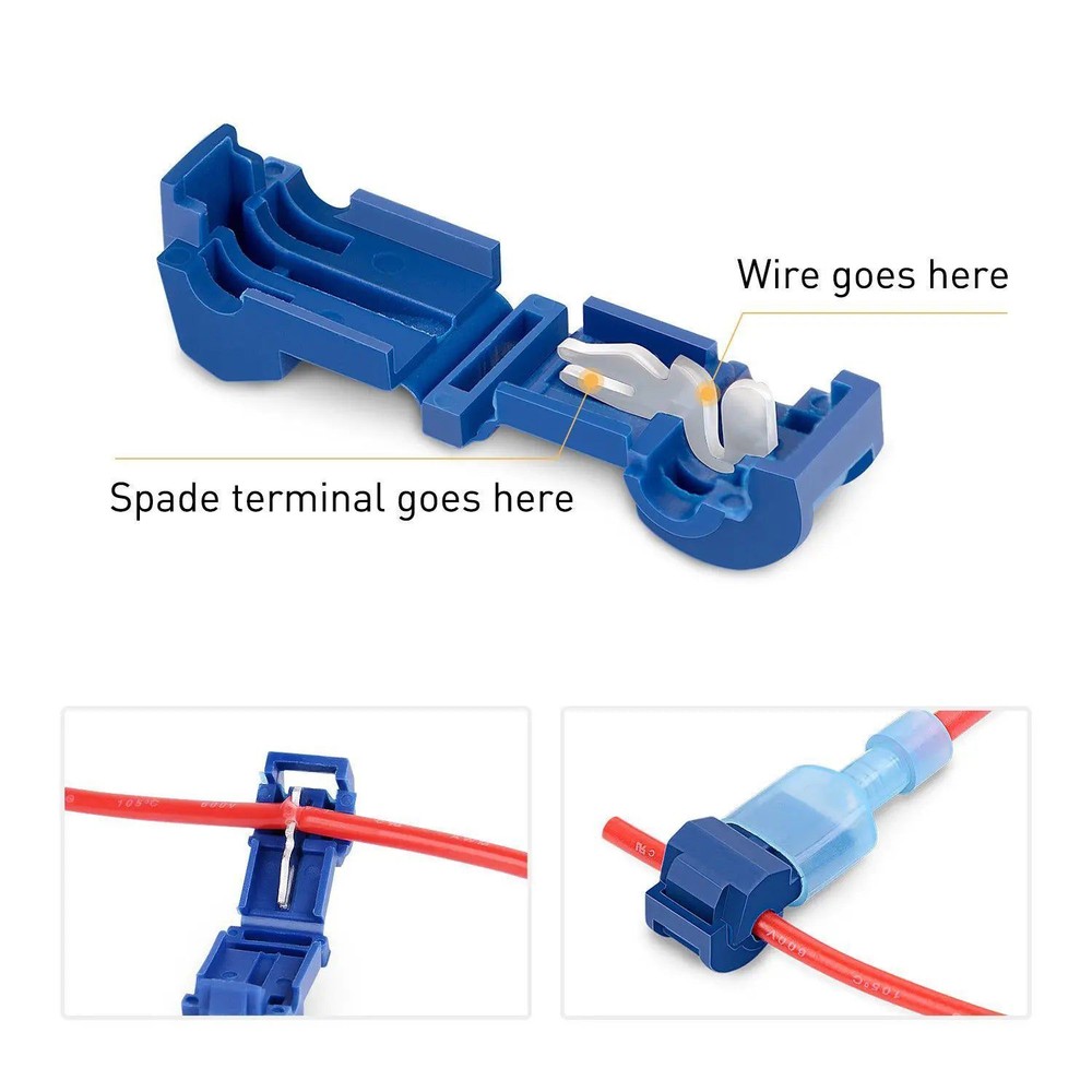 Nilight 120Pcs Quick Splice Wire Terminals