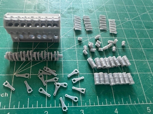 HO scale EMD 645 - 710 Engine Kit - 16cyl