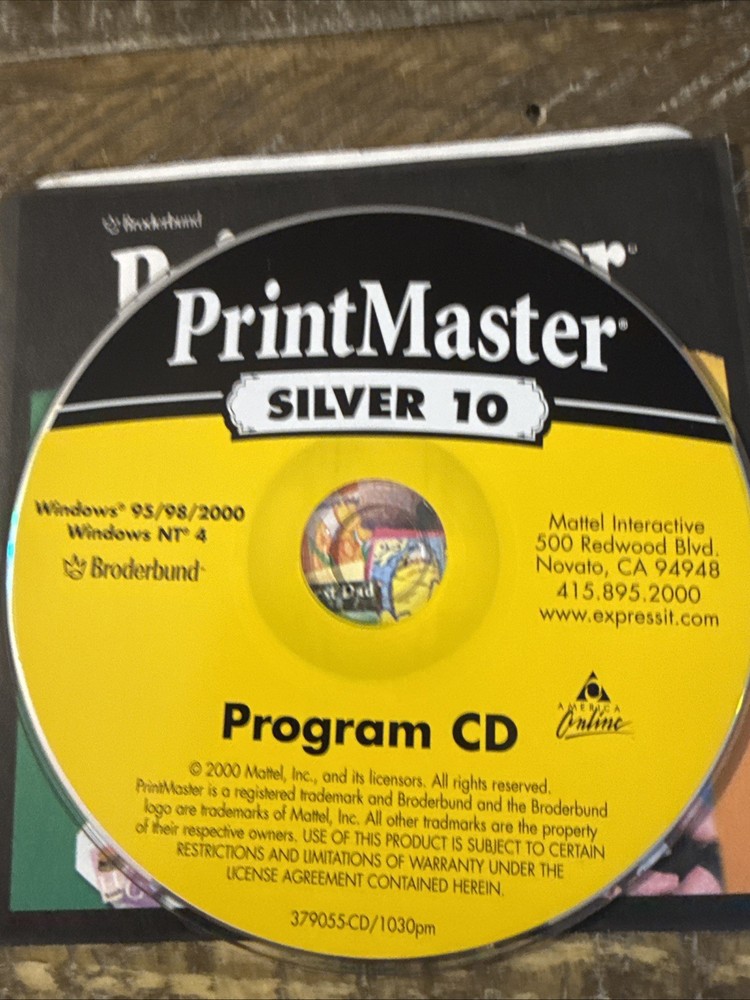 Print Master 10 PC Cd Rom