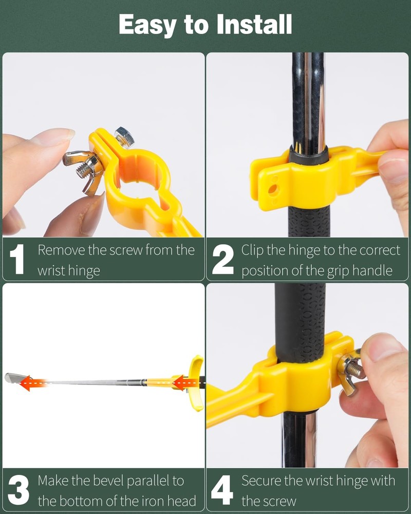 Golf Swing Wrist Trainer Aid Correct Grip Posture Training Tool